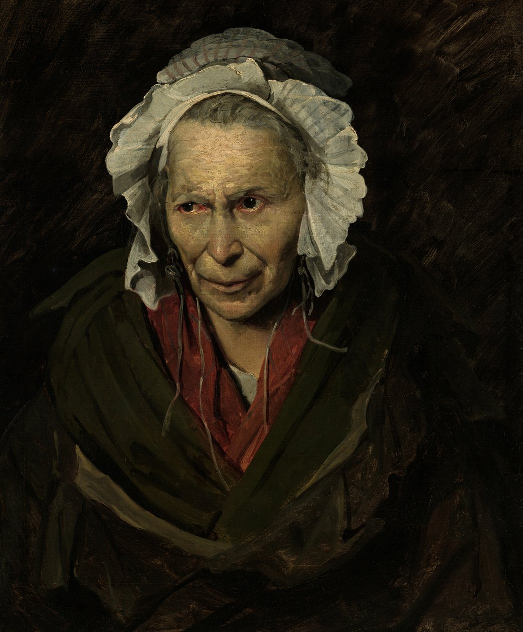 Portræt af en sindssyg kvinde af Theodore Gericault