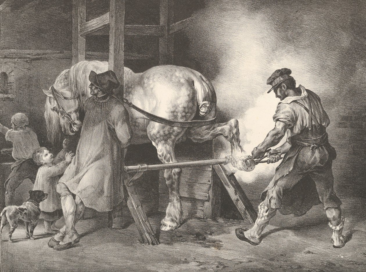 Den flamske beslagsmed, 1822. af Theodore Gericault