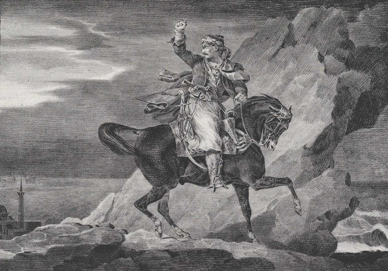 Giaour, 1820. af Theodore Gericault
