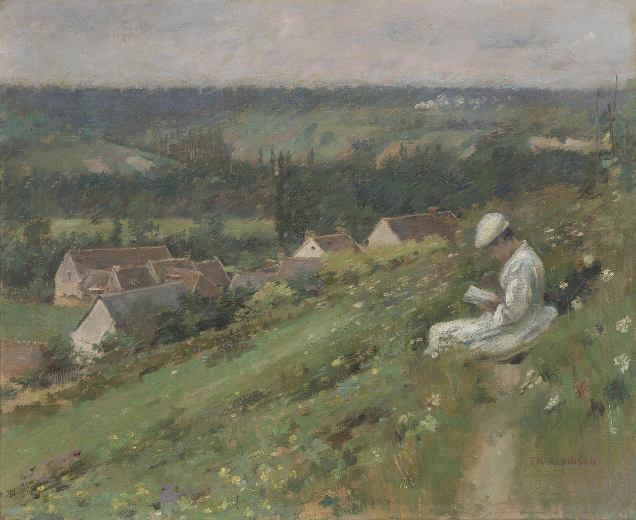 The Valley of Arconville, ca. 1887 af Theodore Robinson