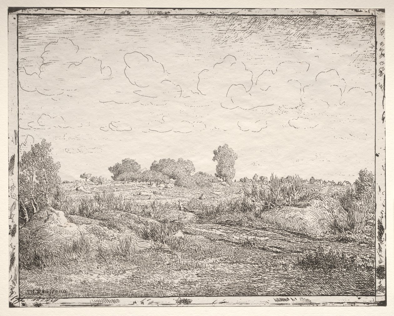 Plantesletten i Biau af Theodore Rousseau