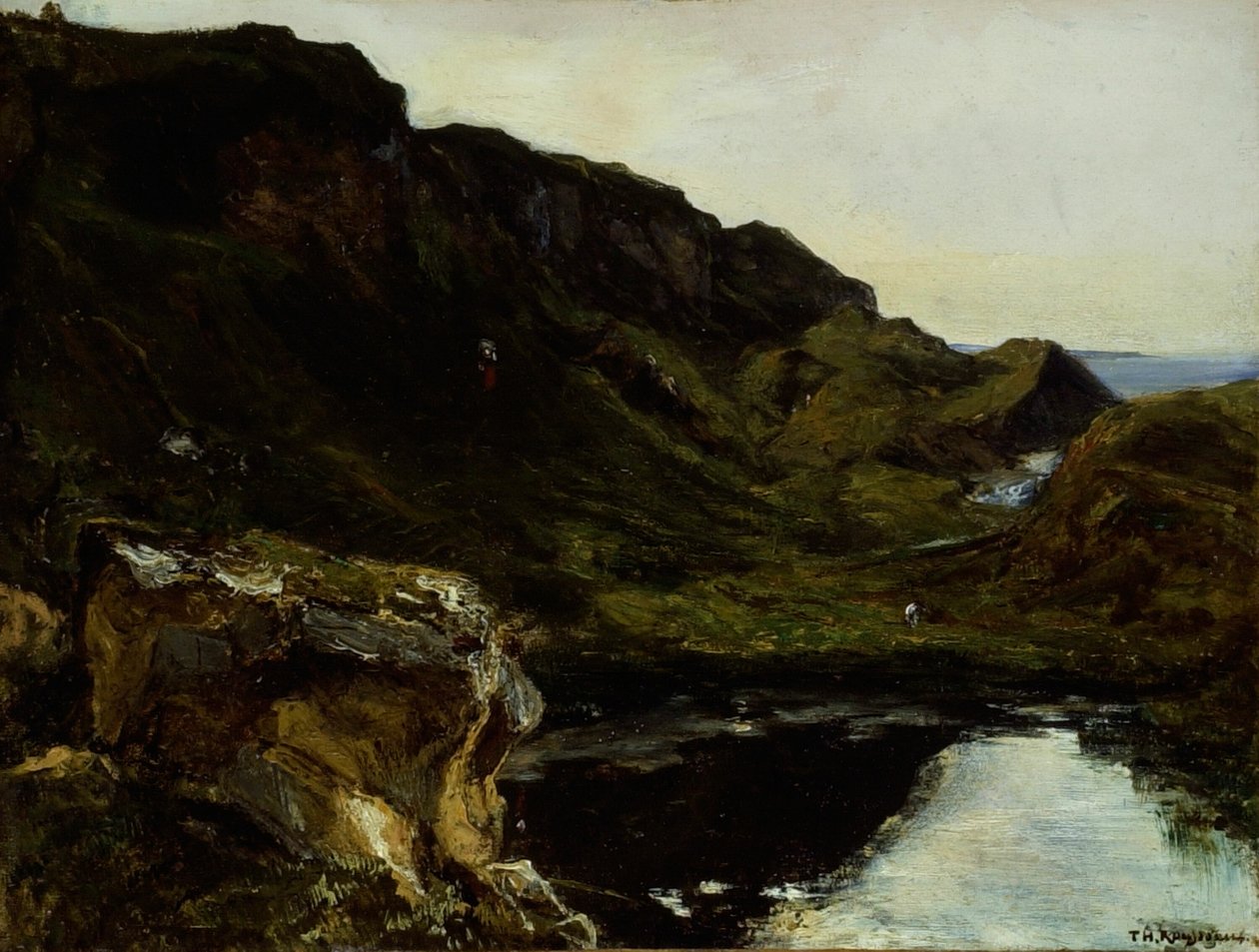 Landskab af Theodore Rousseau