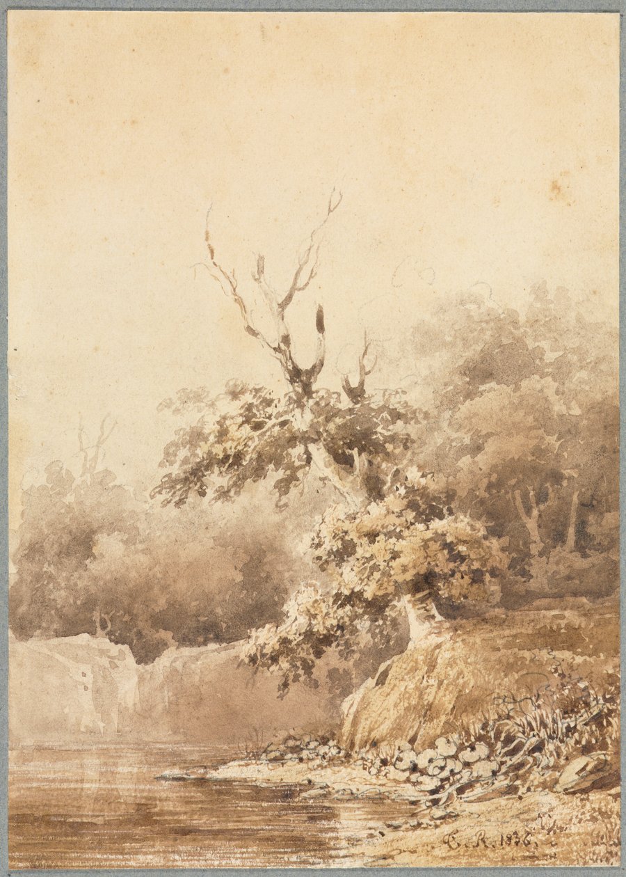 Landskab af Theodore Rousseau