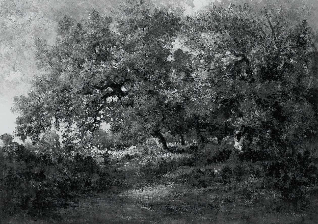 Landskab, ca. 1860. af Theodore Rousseau