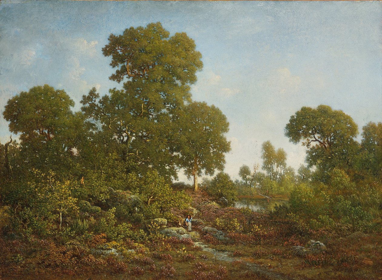 Forår, ca. 1860 af Pierre Etienne Theodore Rousseau