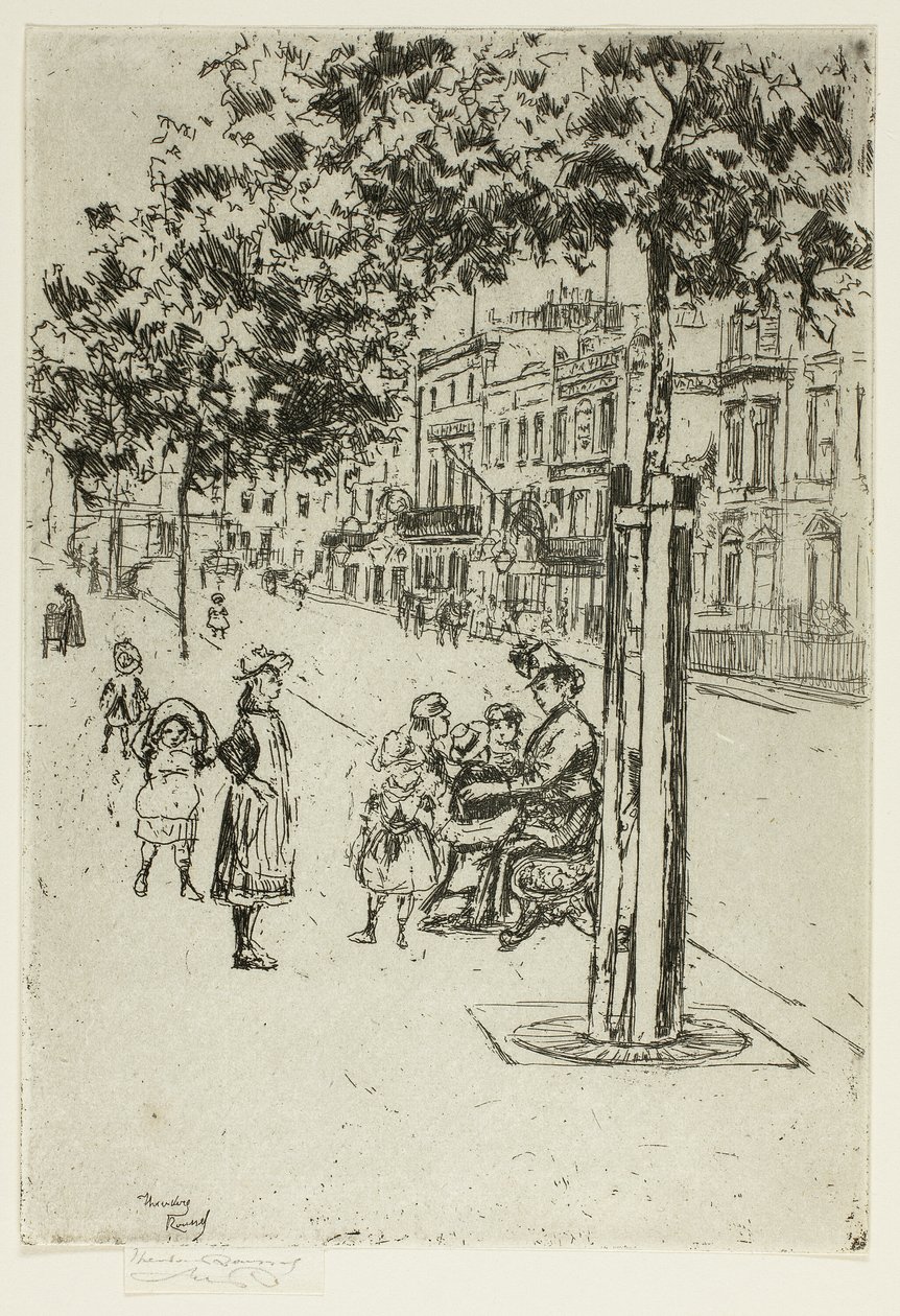 Chelsea Børn, Chelsea Embankment af Theodore Roussel