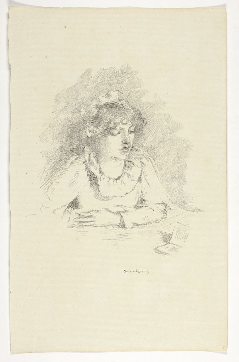 La Liseuse - Læseren, lampelys af Theodore Roussel