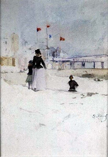 På stranden af Theodore Roussel