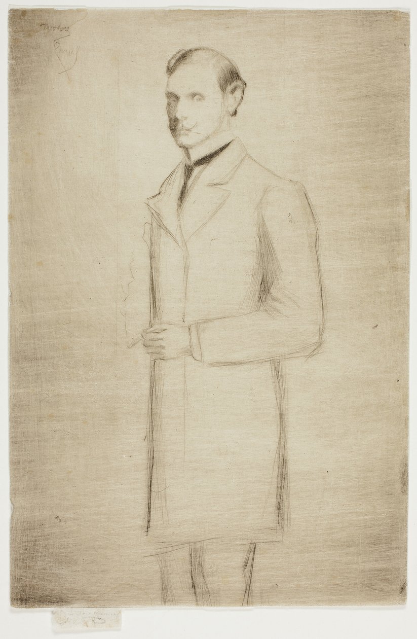Portræt af Walter Dowdeswell, Esq. af Theodore Roussel