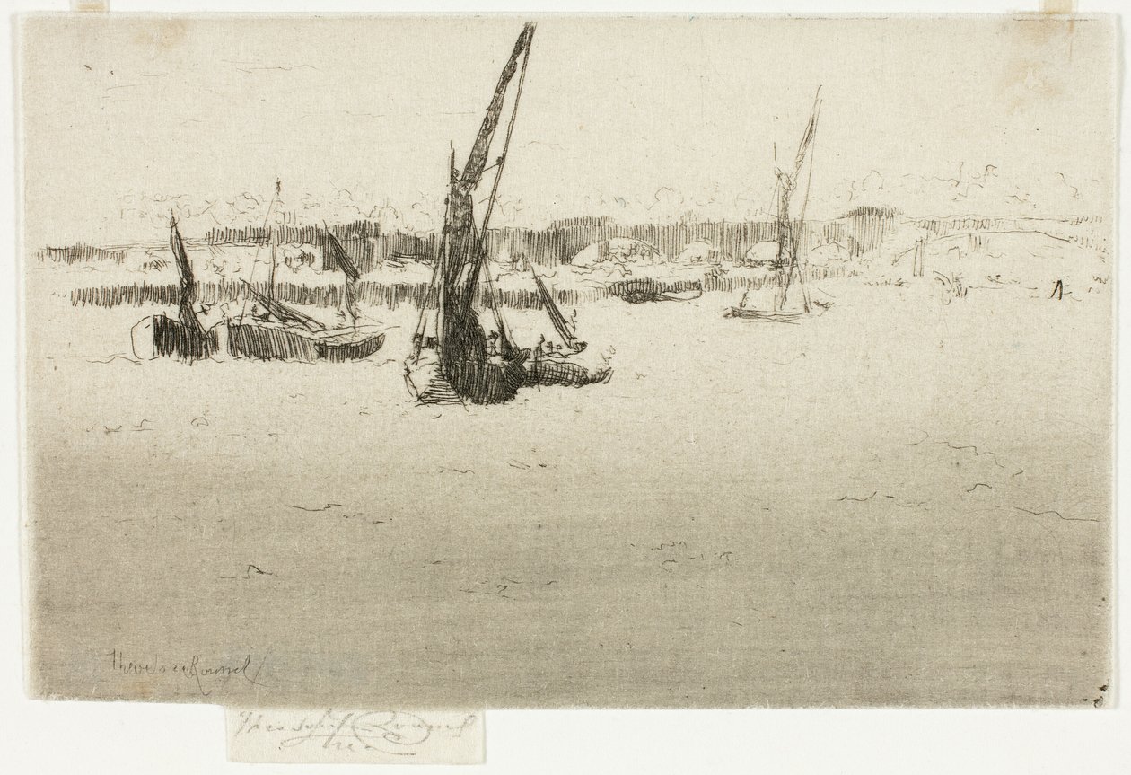Railway Bridge, Chelsea af Theodore Roussel