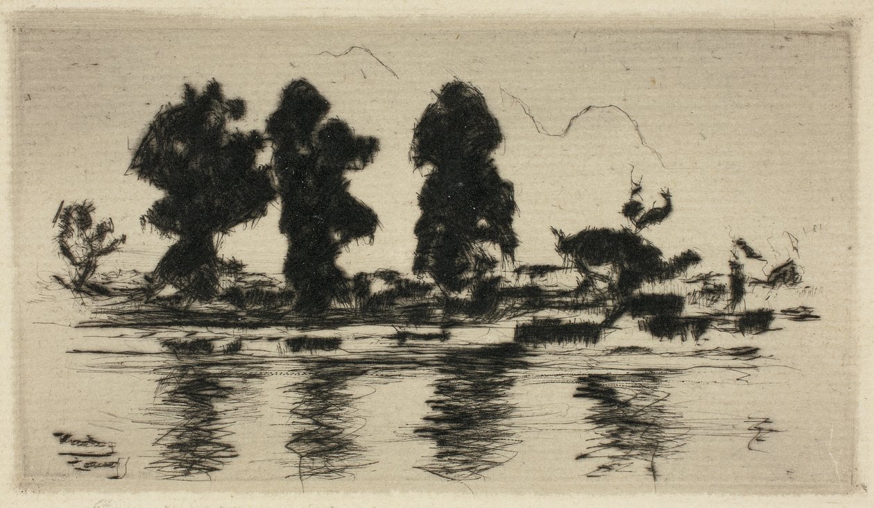 Themsen, aften af Theodore Roussel