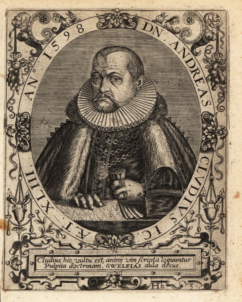 Andreas Cluten, tysk jurist af Theodore de Bry
