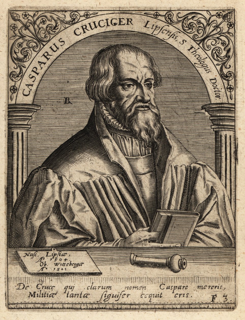 Caspar Creuziger af Theodore de Bry