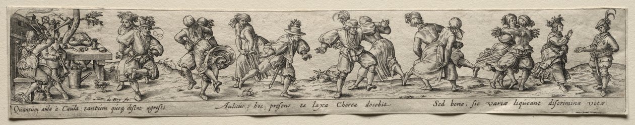Bøndernes dans. af Theodore de Bry