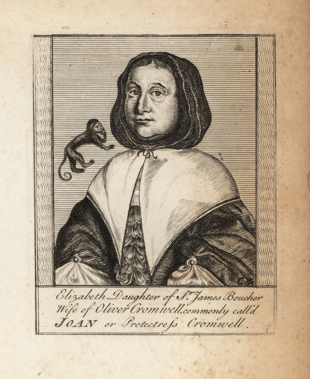 Elizabeth Cromwell af Theodore de Bry