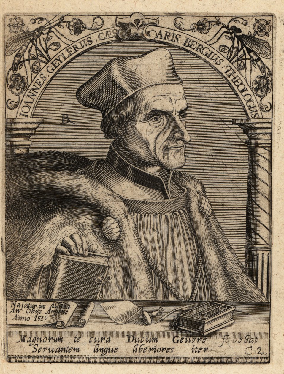 Johann Geiler af Kaisersberg af Theodore de Bry