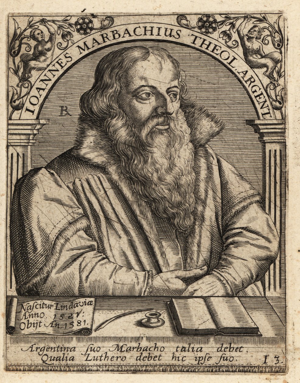 Johann Marbach af Theodore de Bry