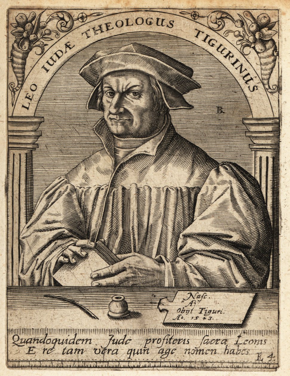 Leo Jud af Theodore de Bry