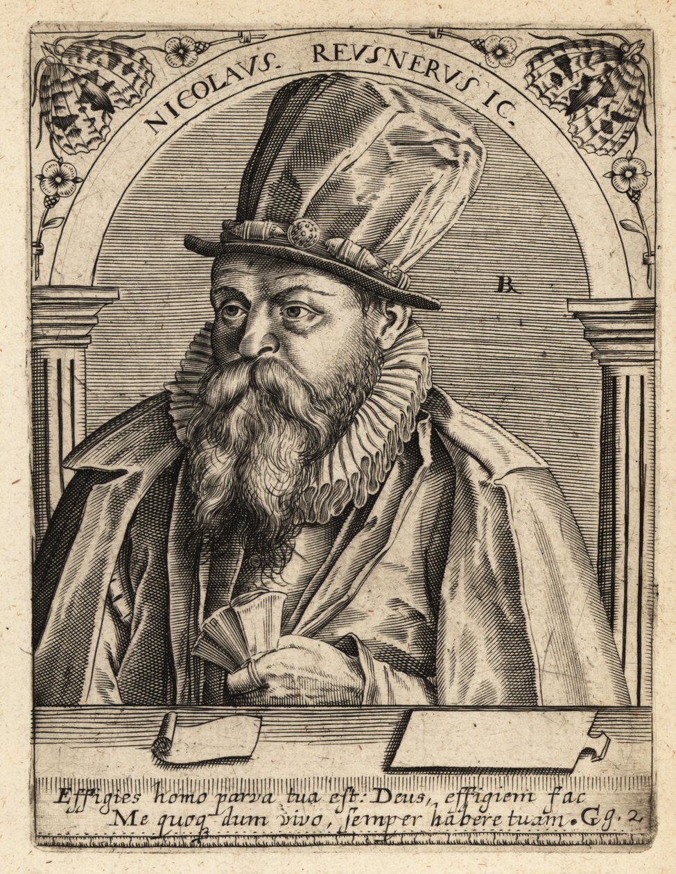 Nicolaus Reusner af Theodore de Bry