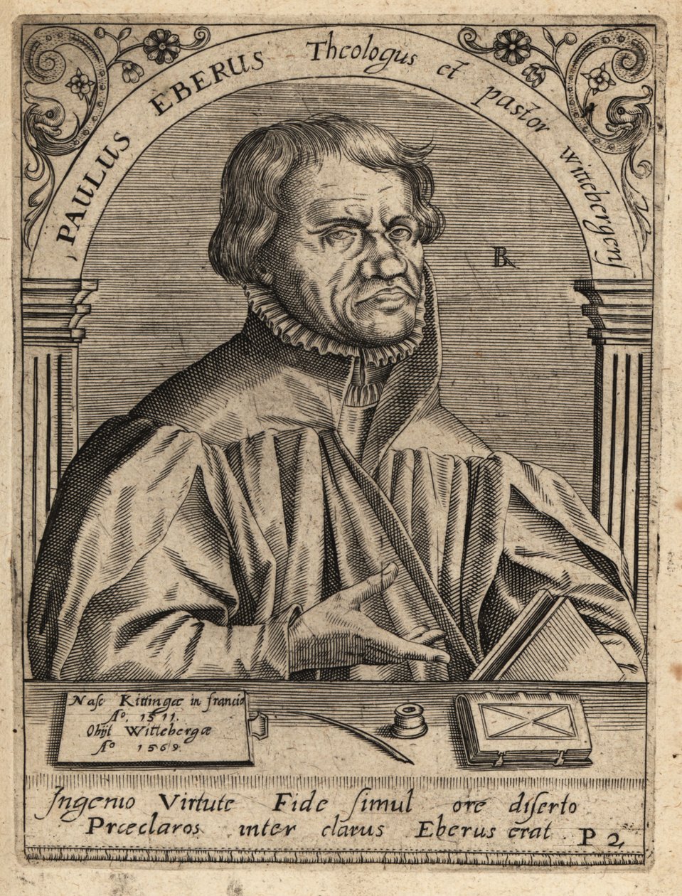 Paul Eber af Theodore de Bry