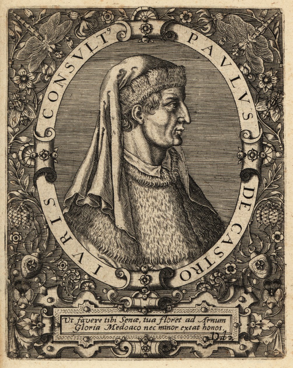 Paul af Castrensis af Theodore de Bry
