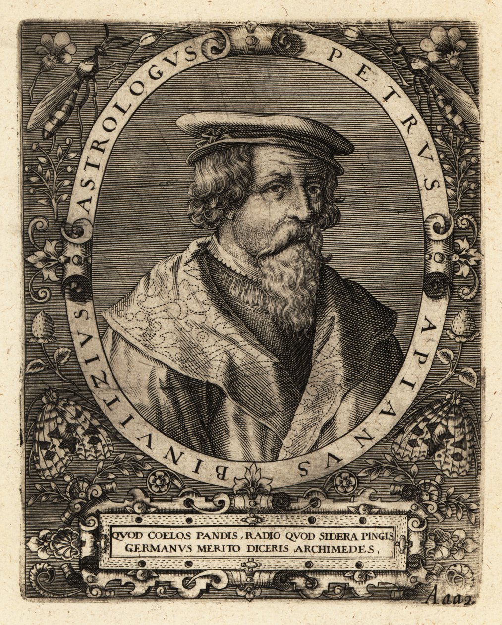 Peter Apian, tysk astronom. af Theodore de Bry