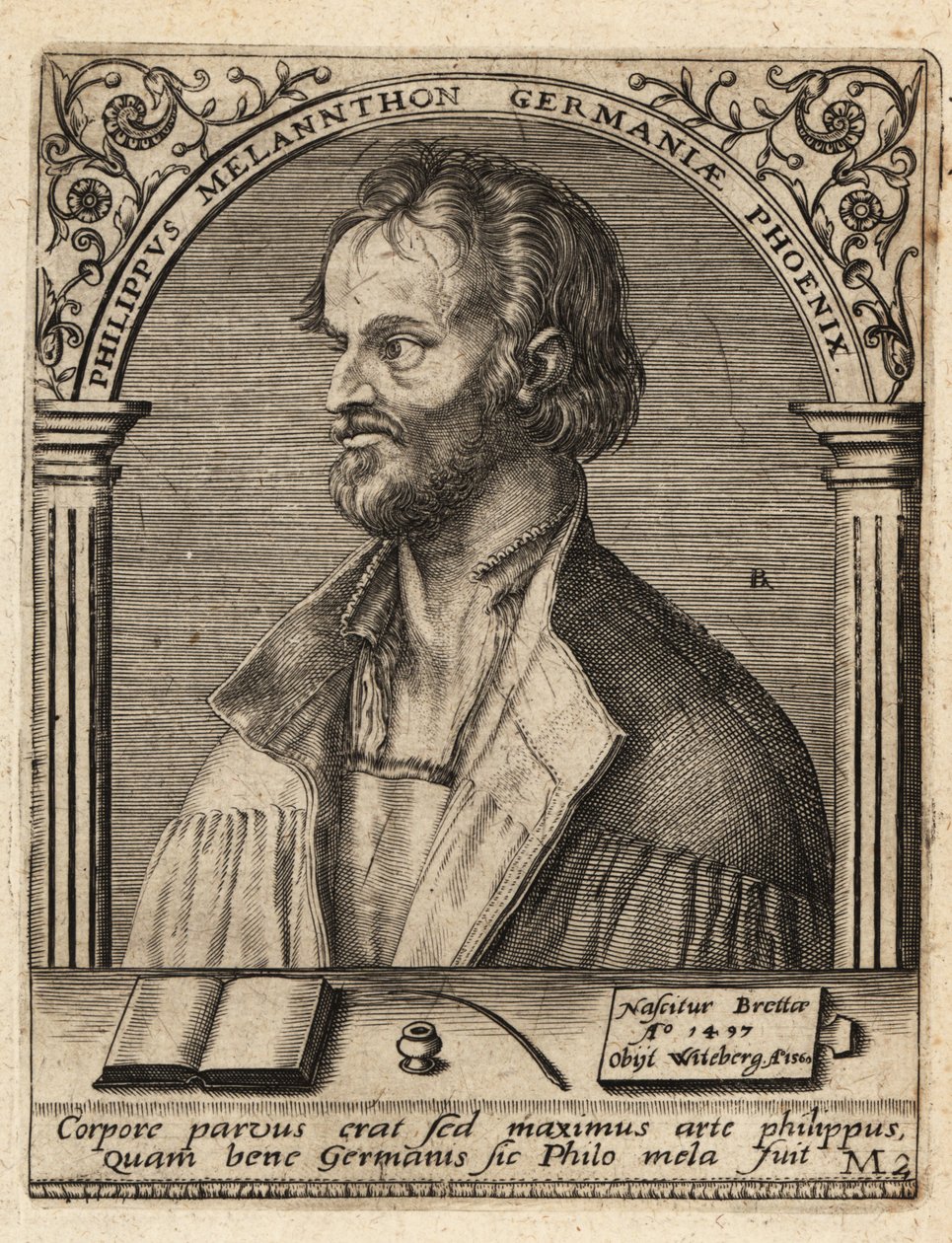Philip Melanchthon af Theodore de Bry