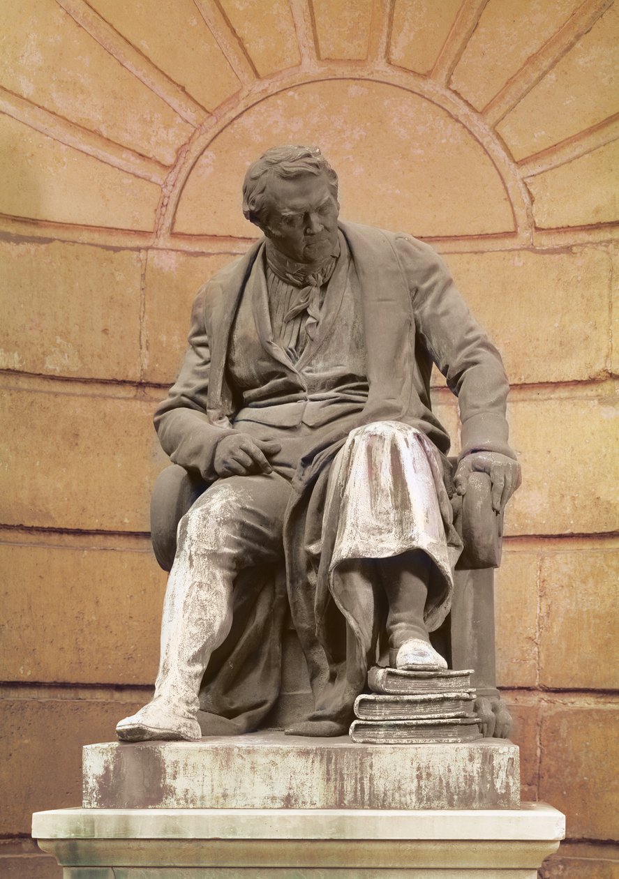Statue af Francois Broussais (1772-1838) ca. 1838-41 af Theophile Francois Marcel Bra