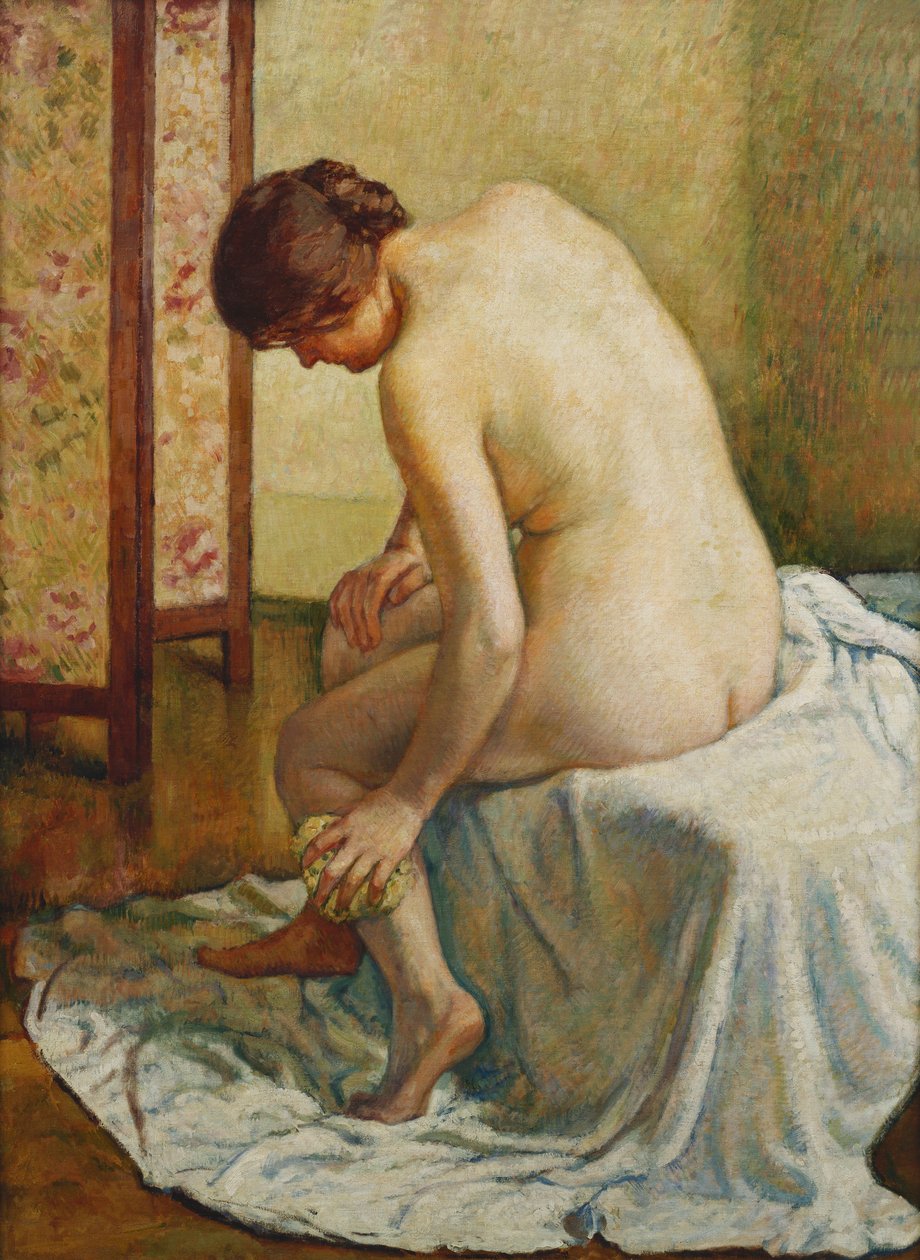 Bather; Baigneuse, dani af Théo van Rysselberghe