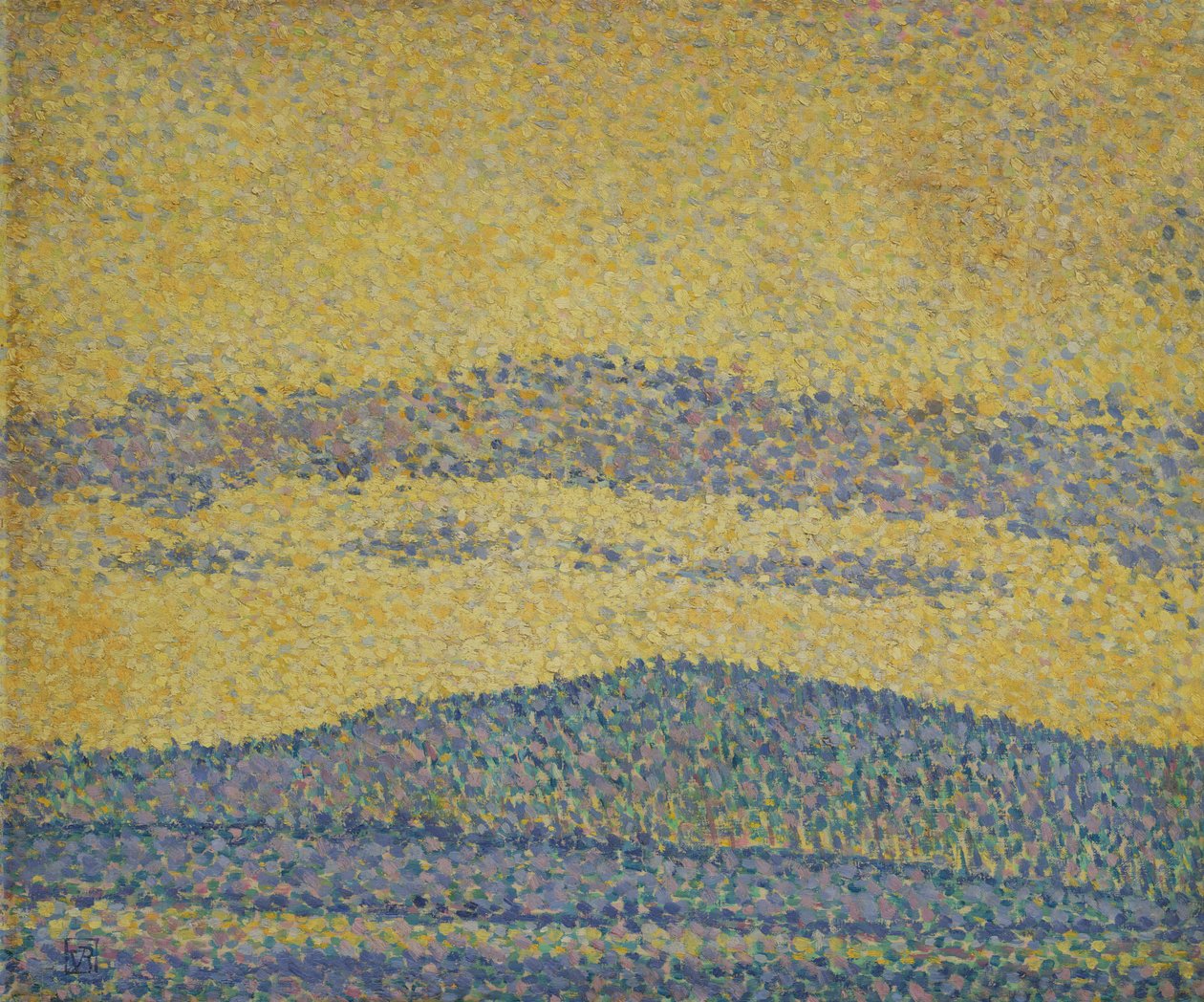 Landskab af Théo van Rysselberghe