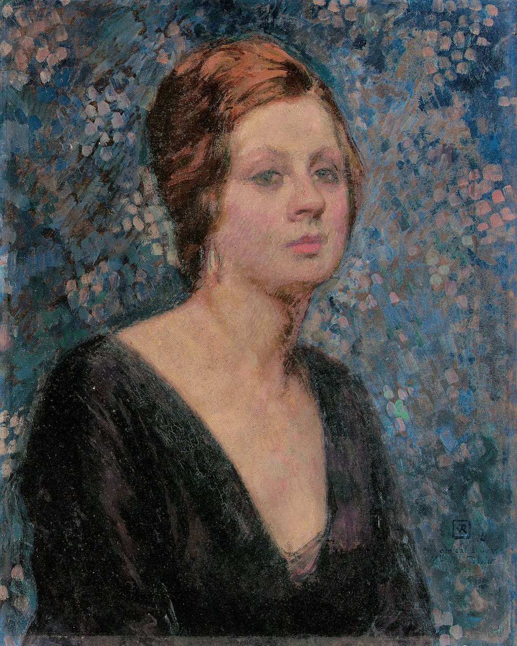 Portræt af Valentine Tessier, 1914 af Théo van Rysselberghe