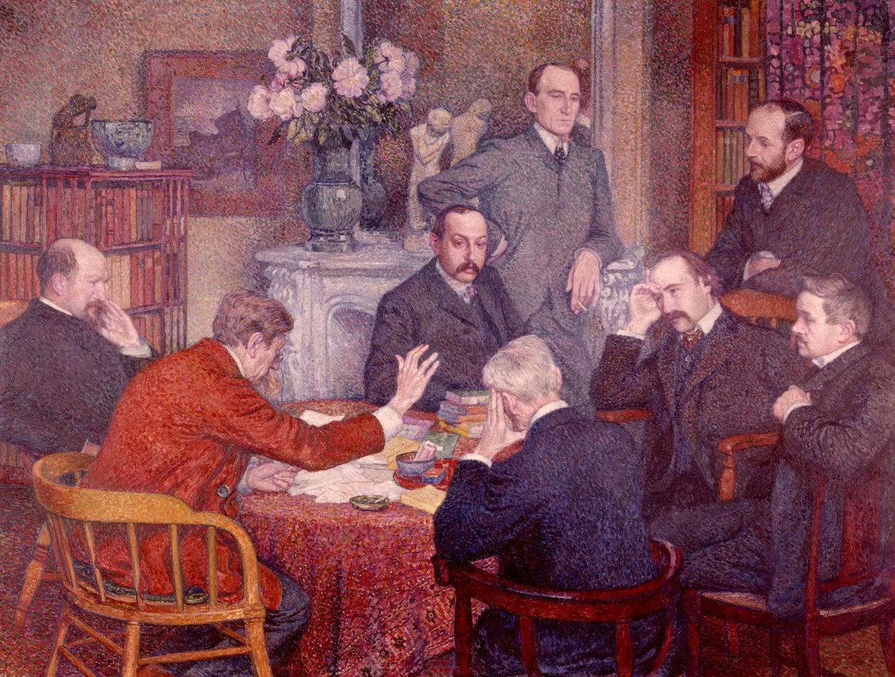Foredraget, 1903. af Théo van Rysselberghe