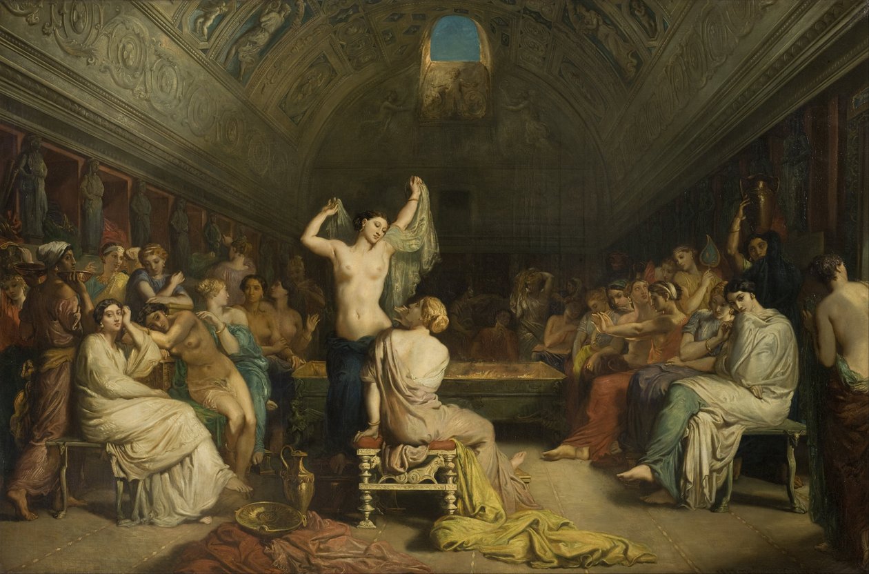 Tepidarium af Théodore Chassériau
