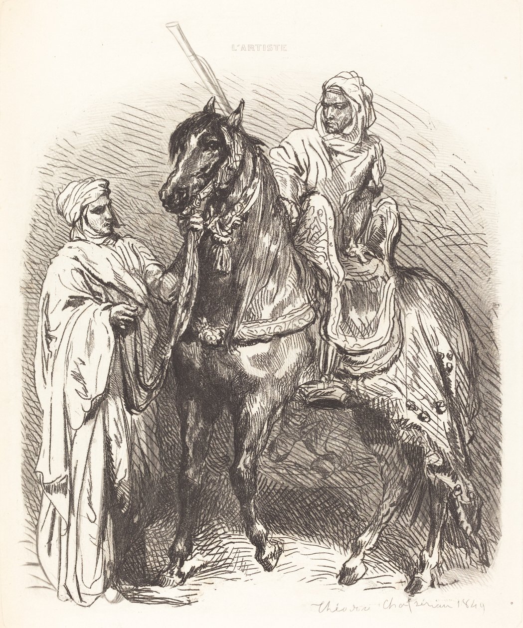 Arabisk montering af Théodore Chassériau