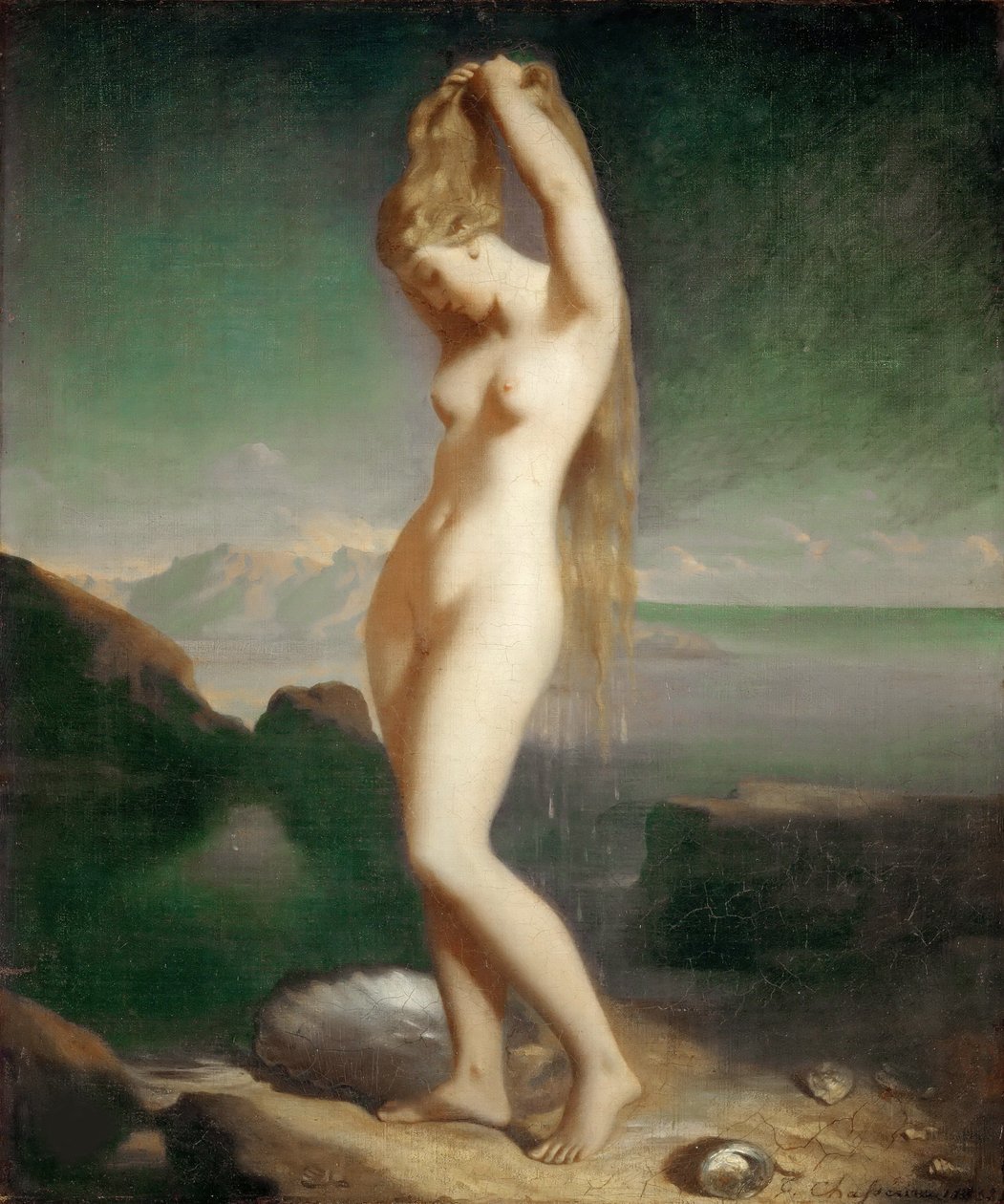 Venus Anadyomene, 1838. af Théodore Chassériau