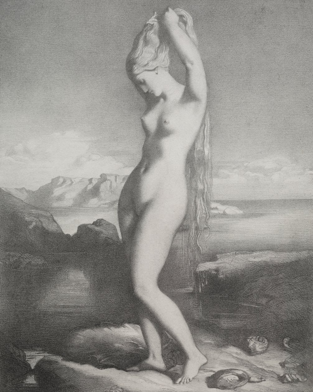 Venus Anadyomena af Théodore Chassériau