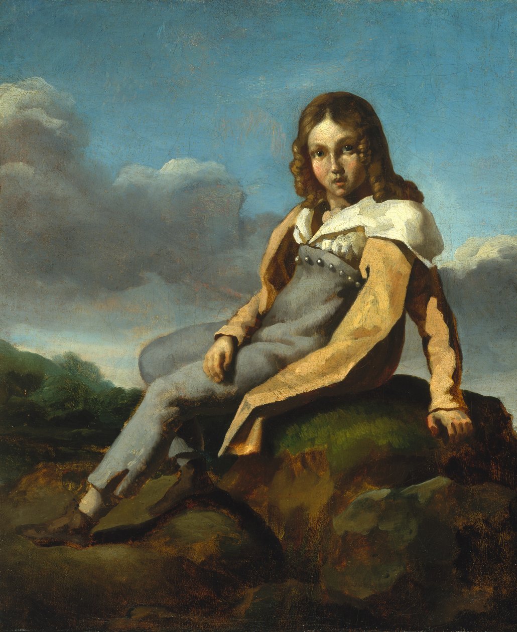 Alfred Dedreux (1810-1860) som barn af Theodore Gericault