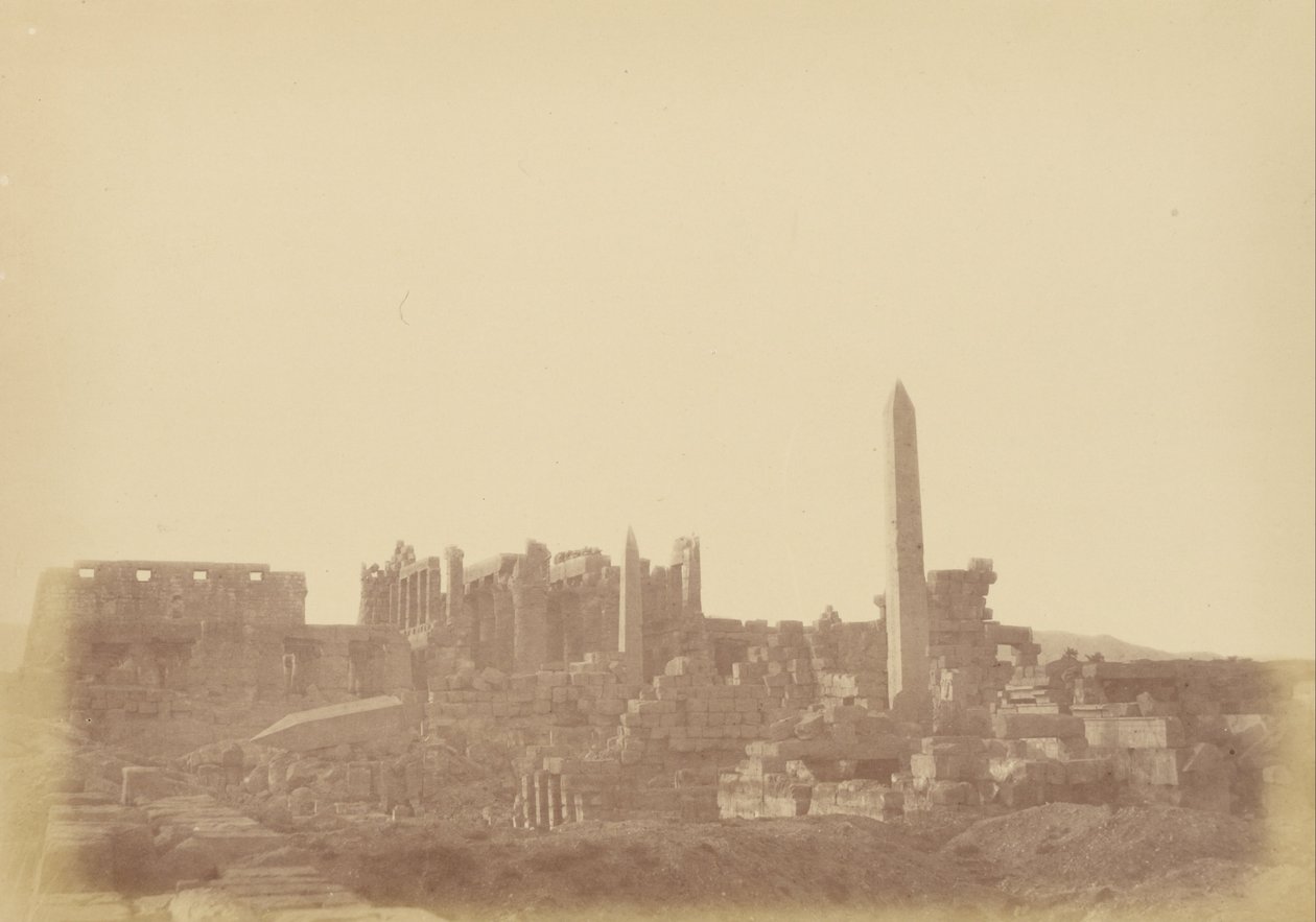 (Oversigt over Palace of Karnak) af Théodule Devéria