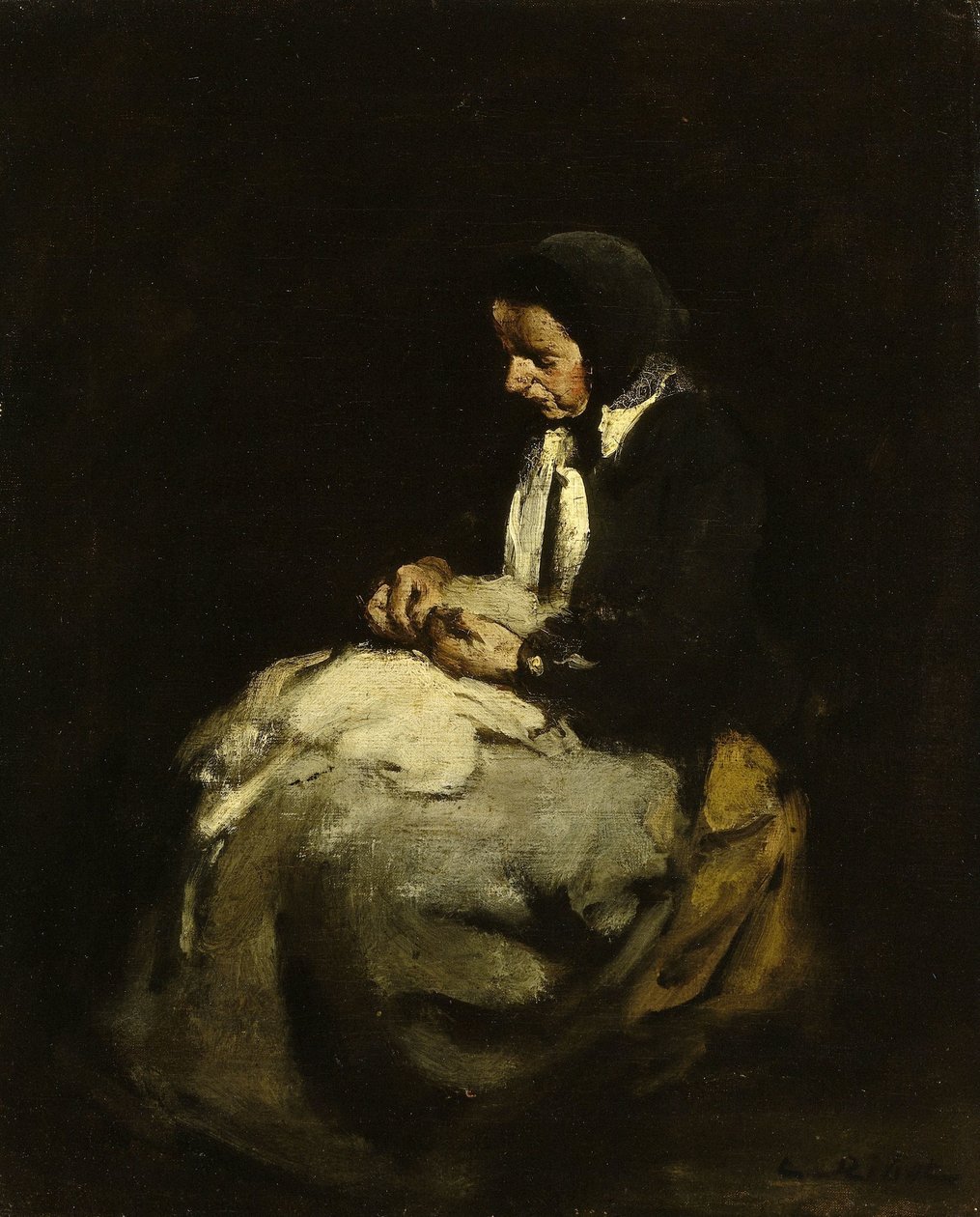 Kvinde syning af Théodule Augustin Ribot