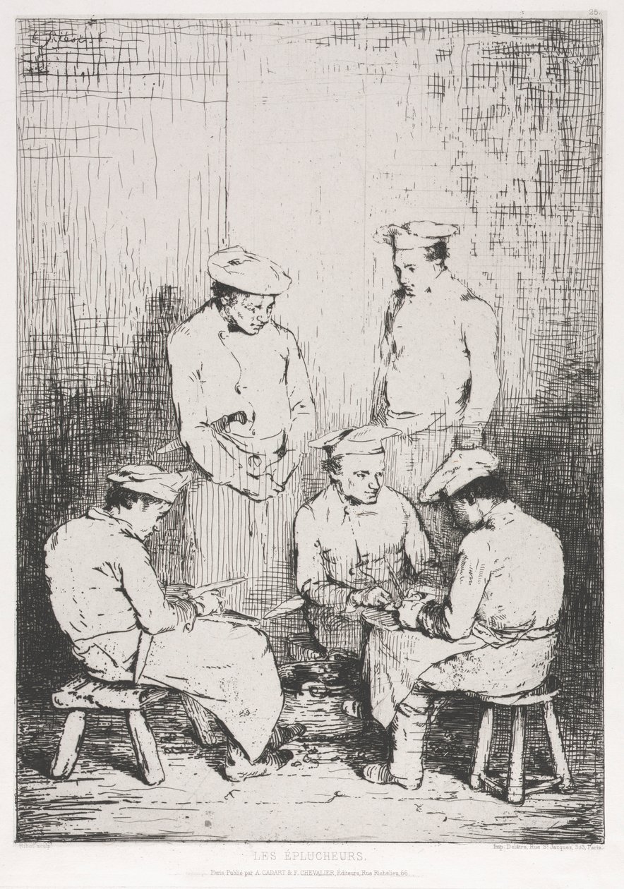 Kartoffelskrællerne. af Auguste Theodule Ribot