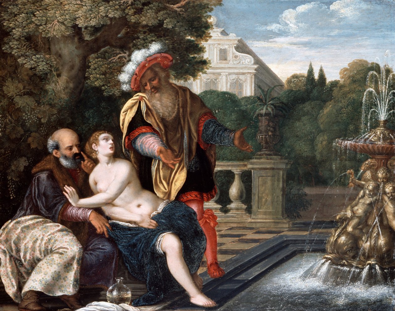 Susanna og de ældste af Jakob Ernst Thomann von Hagelstein
