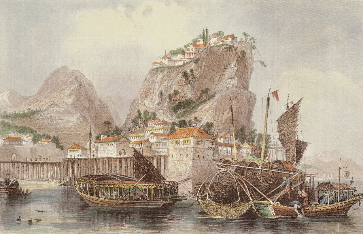 The Mouth of the River Chin-Keang, fra 