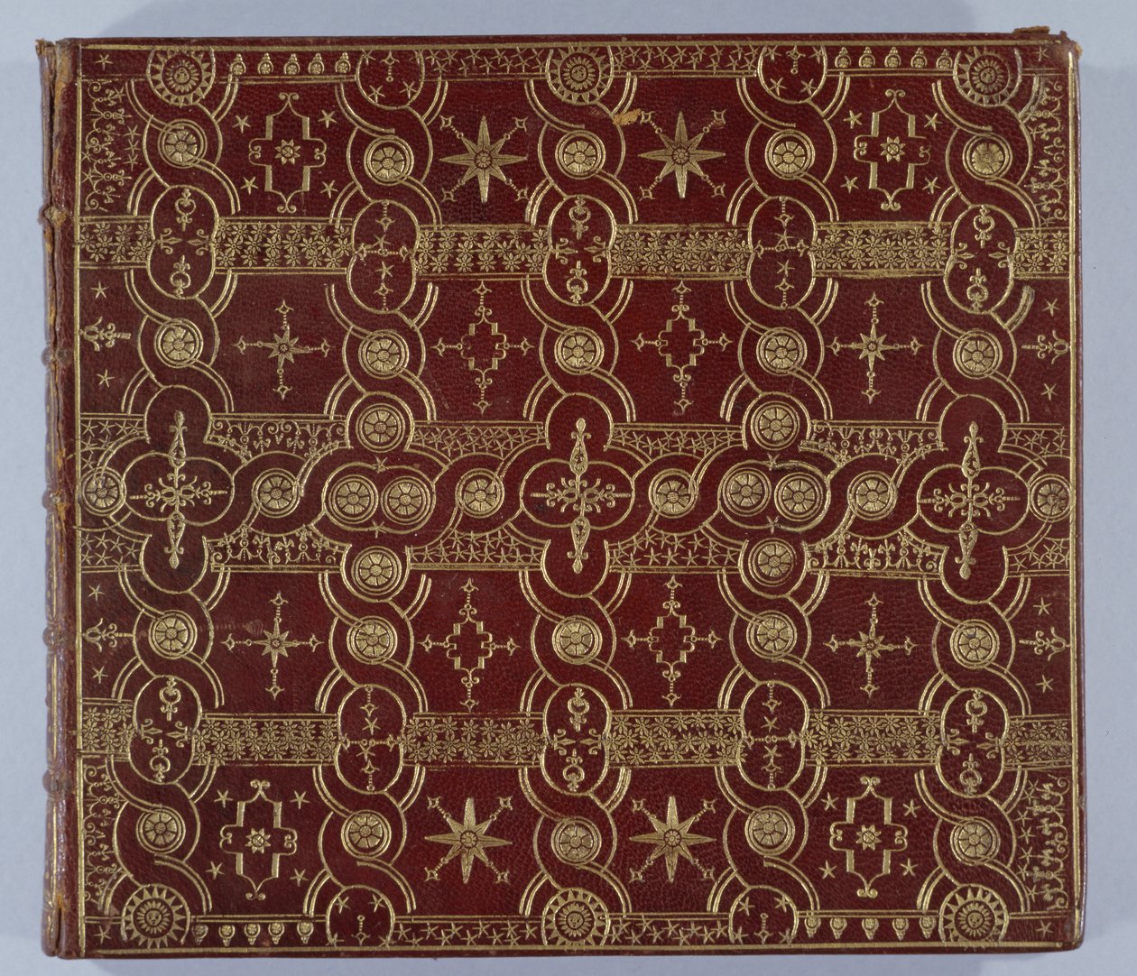 Forside af Et komplet sæt kort over England og Wales i almindelighed..., 1724 (læder) af Thomas Badeslade