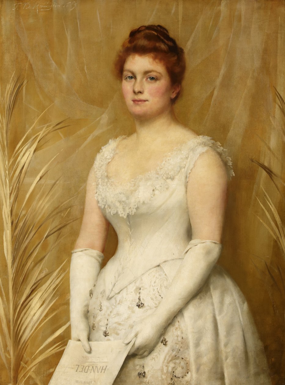 Marian Mckenzie, ca. 1890 af Thomas Benjamin Kennington