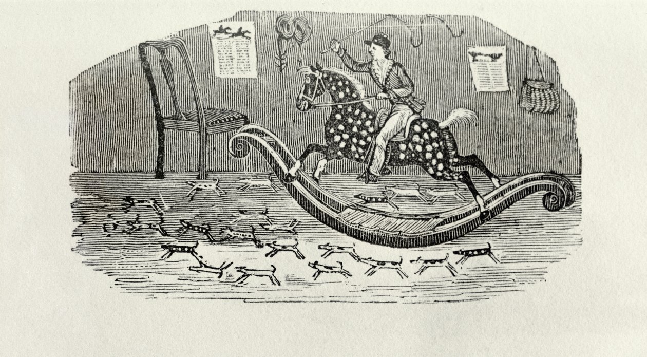 A Young Gentleman Sportsman (trægravering) af Thomas Bewick