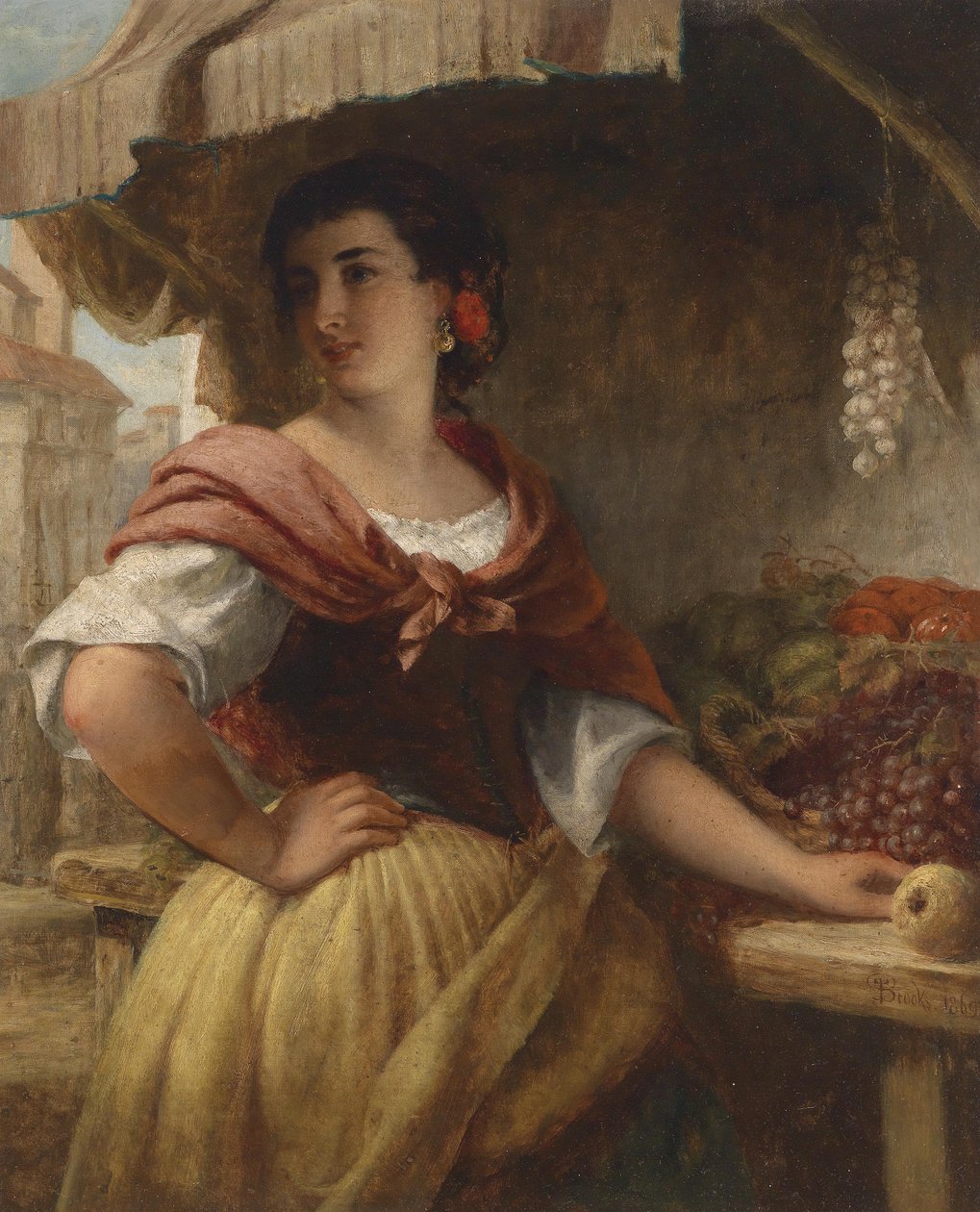 Frugtsælgeren af Thomas Brooks