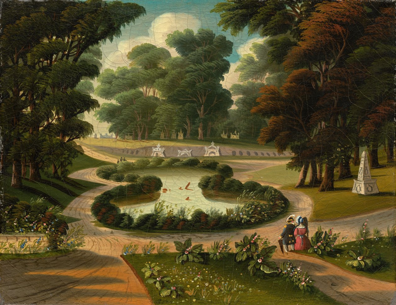 Mount Auburn Cemetery af Thomas Chambers