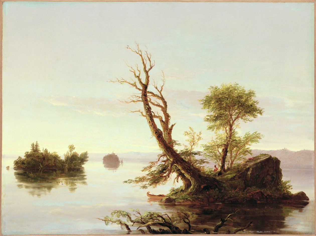Amerikansk søscene, 1844 af Thomas Cole