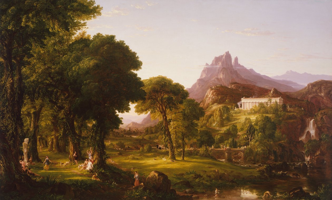 Drøm om Arcadia af Thomas Cole