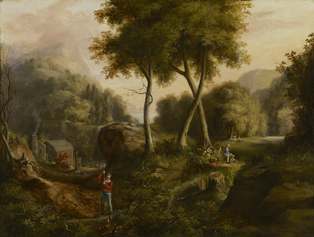 Landskab af Thomas Cole